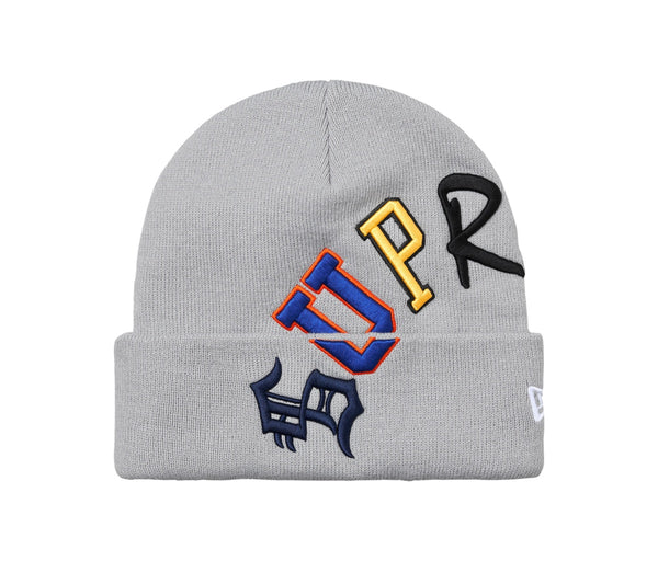 Supreme New Era Arc Beanie Grey – Supreme