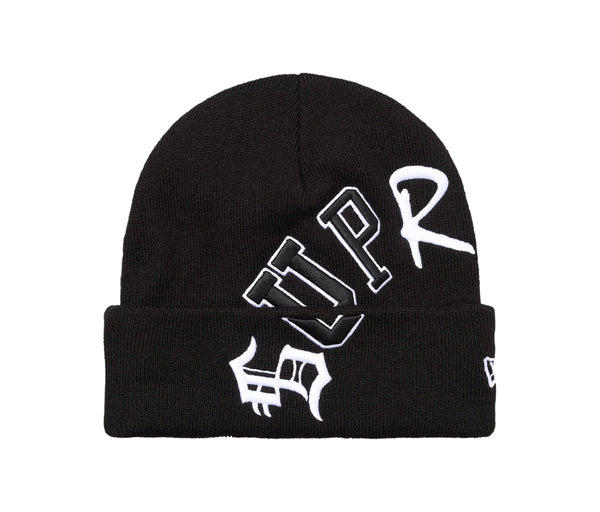 Supreme New Era Big Arc Beanie Black – Supreme