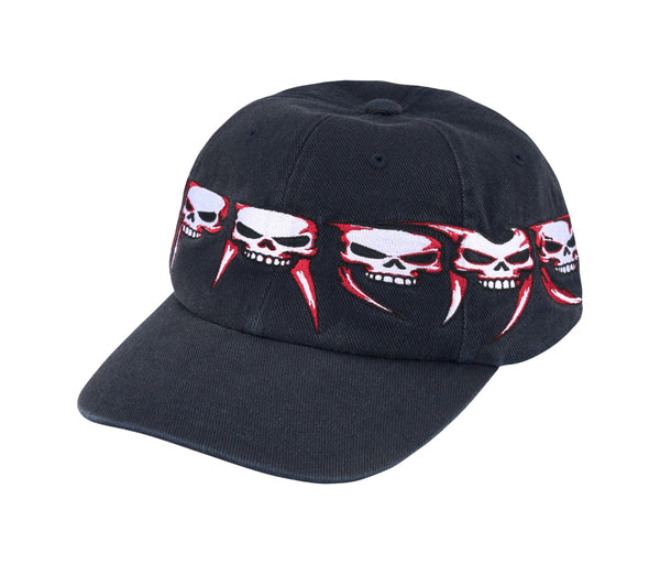 Supreme Skulls Spellout 6-Panel Navy – Supreme