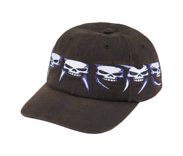 Supreme Skulls Spellout 6-Panel Black – Supreme