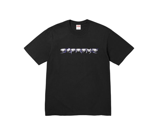Supreme Skulls Spellout Tee Black – Supreme