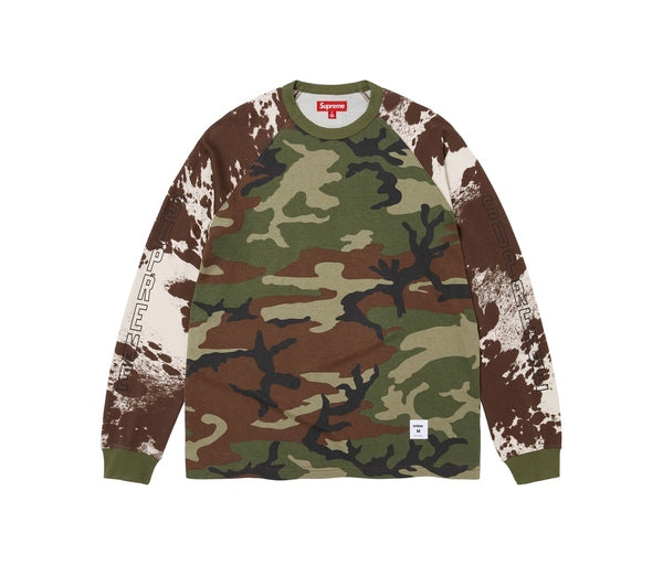 Supreme Wildlife Camo Raglan L/S Top Woodland Camo – Supreme