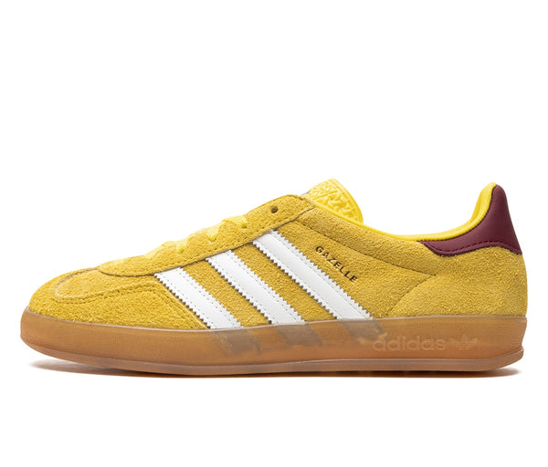 adidas Gazelle Indoor Bright Yellow Collegiate Burgundy (W) – adidas