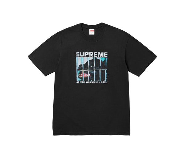 Supreme Growl Tee Black – Supreme