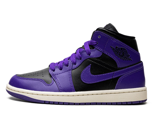 Air Jordan 1 Mid Purple Black (W) – Air Jordan