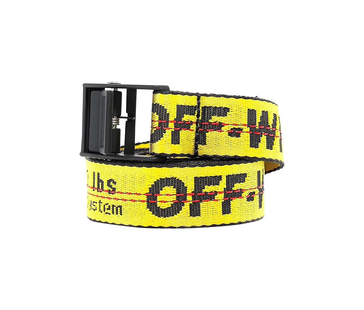 Mini Industrial belt in yellow - Off White