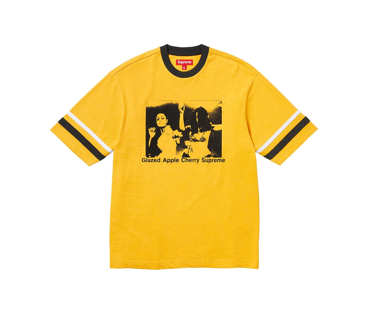 Supreme Glazed Athletic S/S Top Yellow - Section Prague